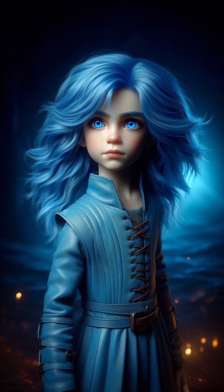 Elarian Berk the Tide Weaver – water manipulator warrior of Harmonya protected by God Nerithis