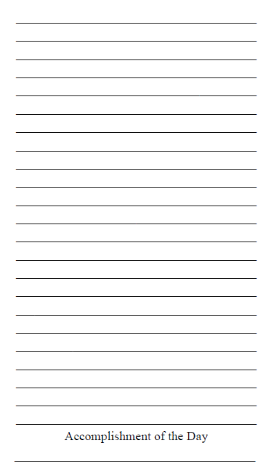 example of open note format