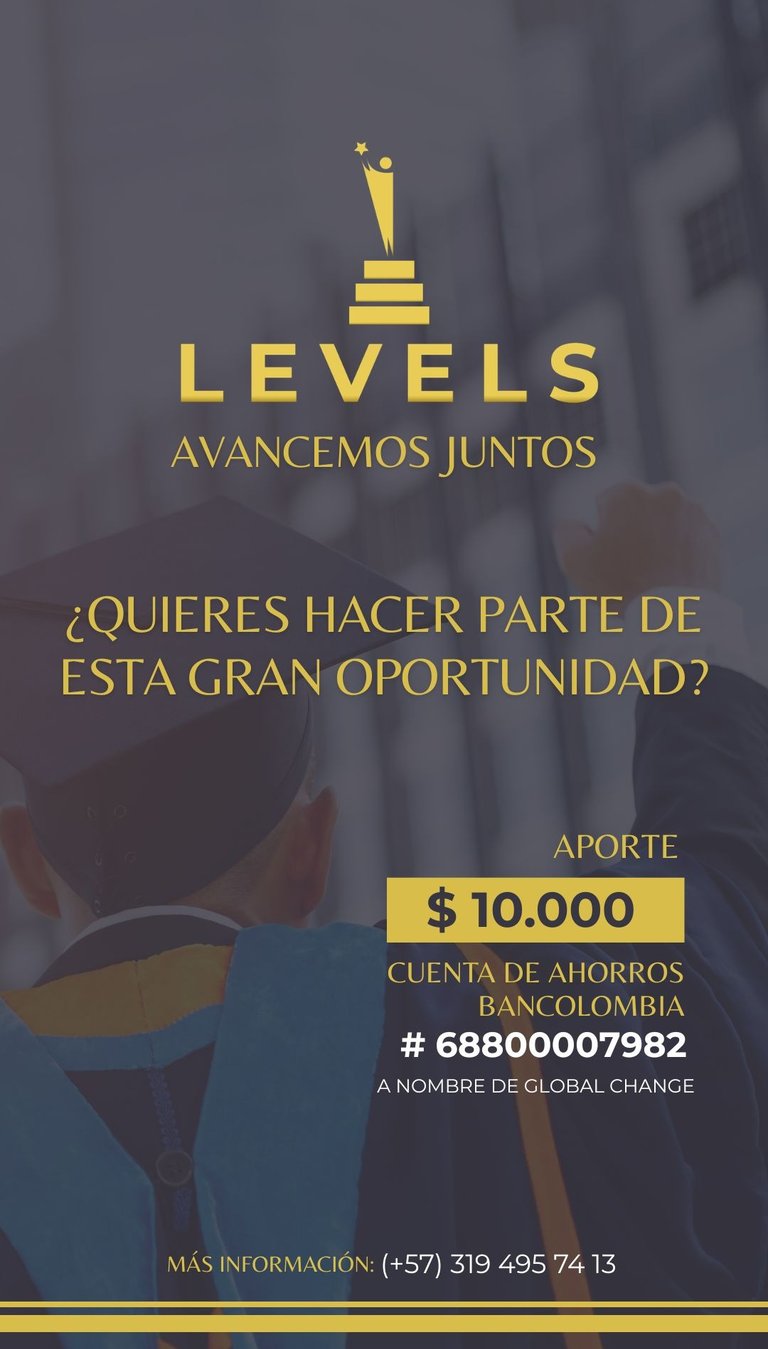 Flyer programa Levels