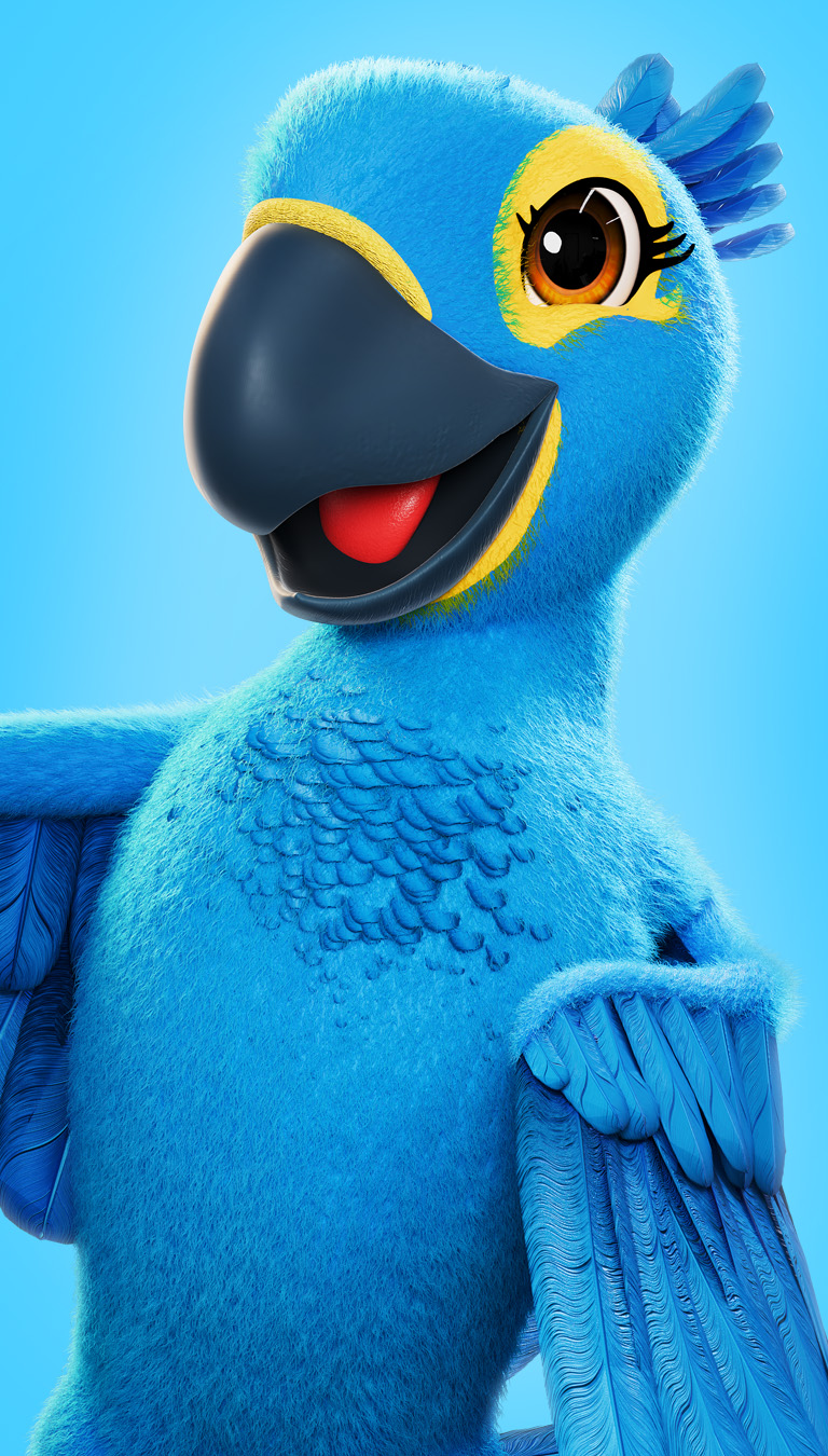 mascote 3D personagem 3D