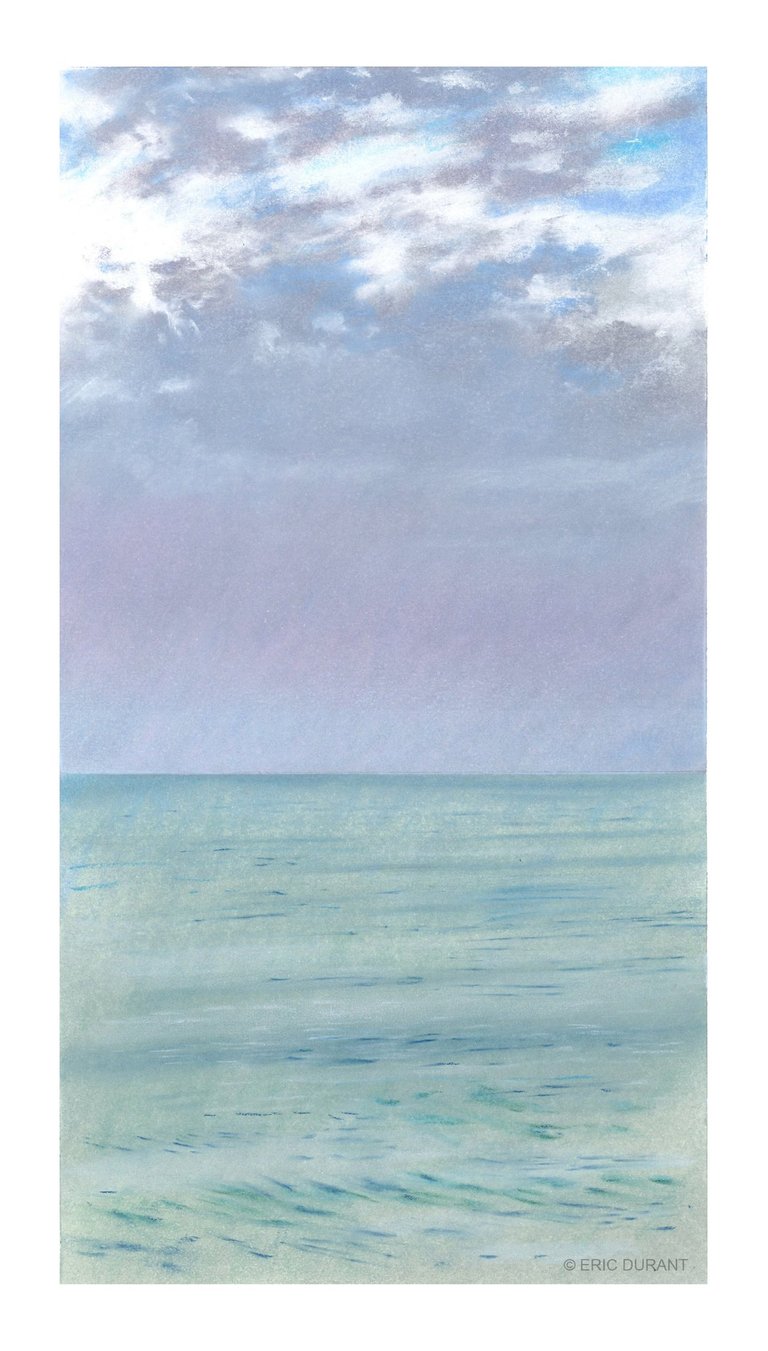 Pastel sec sur papier 20 × 37 cm - © Eric Durant
