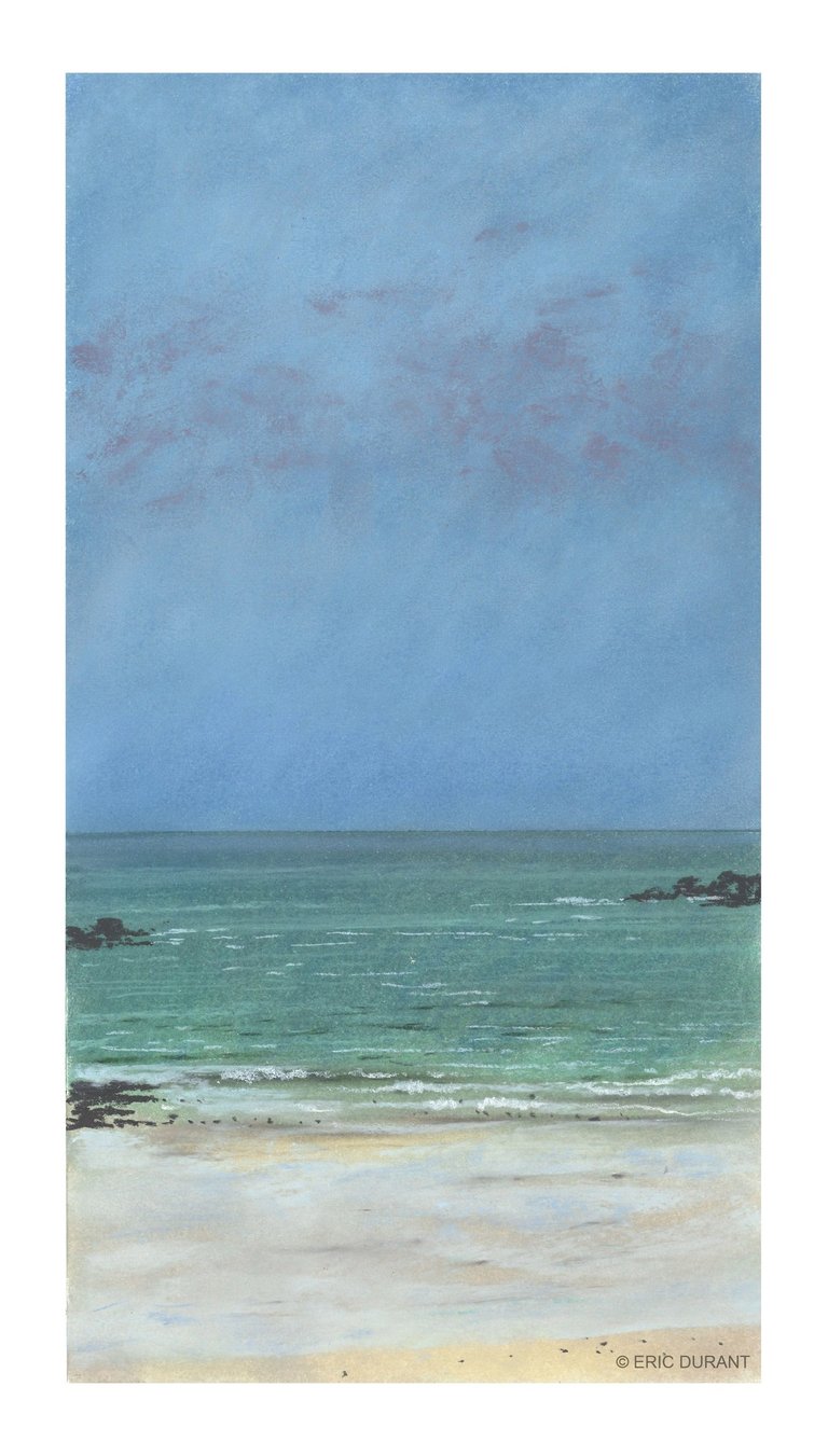 Pastel sec sur papier 20 × 37 cm - © Eric Durant