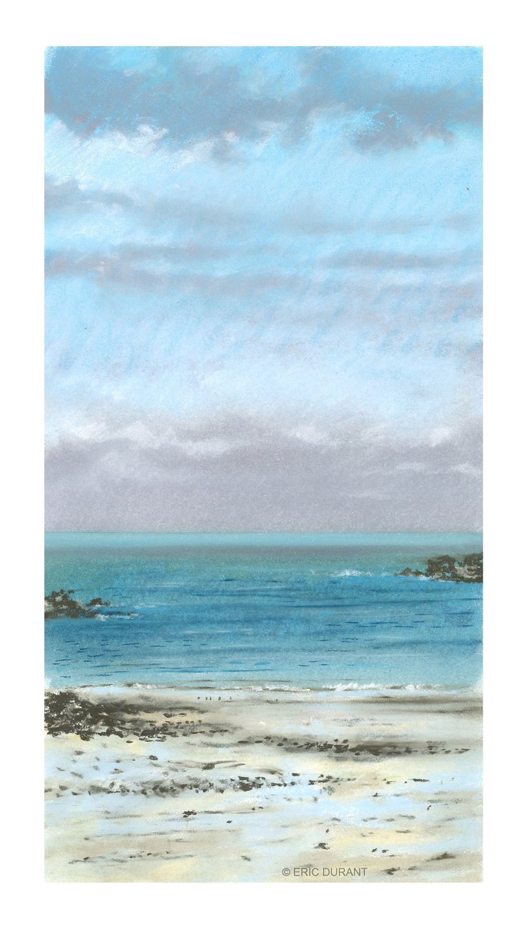 Pastel sec sur papier 20 × 37 cm - © Eric Durant