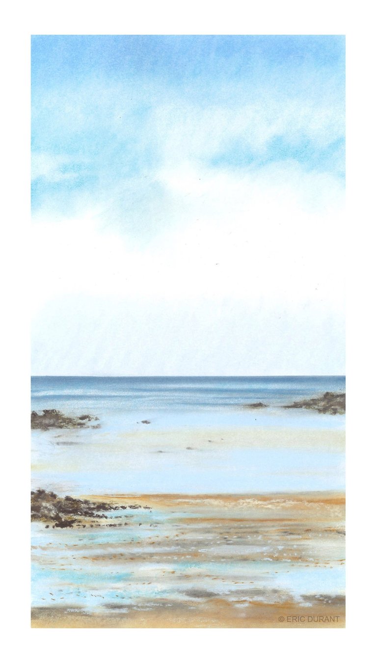 Pastel sec sur papier 20 × 37 cm - © Eric Durant