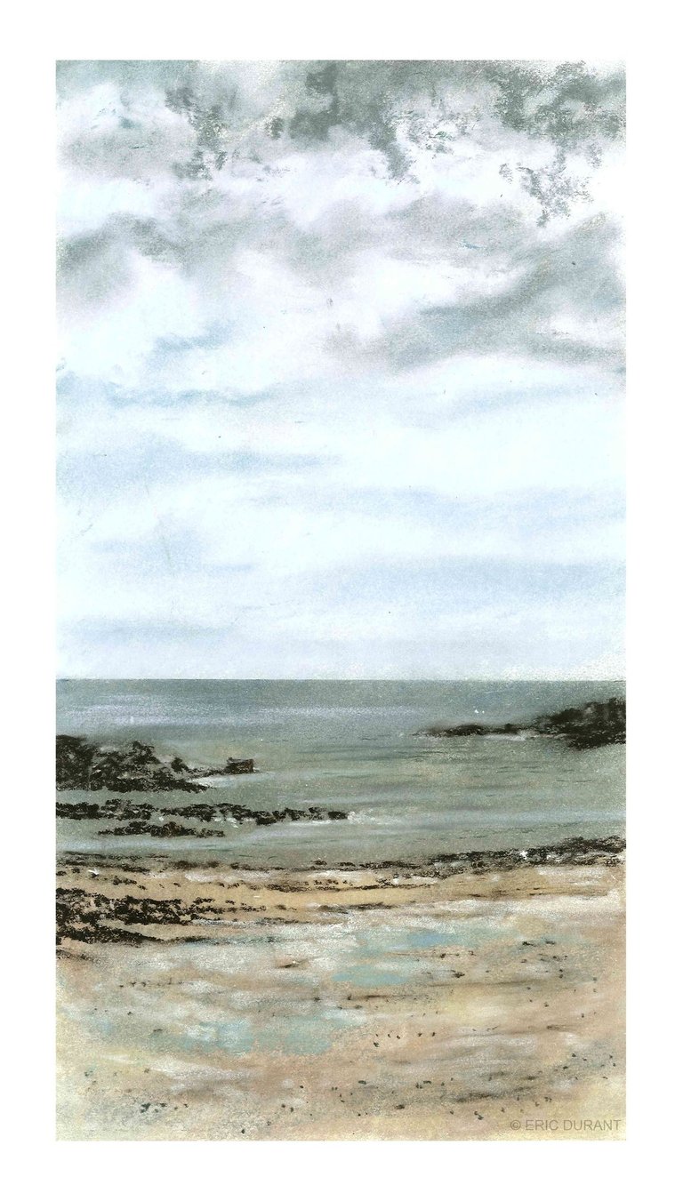 Pastel sec sur papier 20 × 37 cm - © Eric Durant
