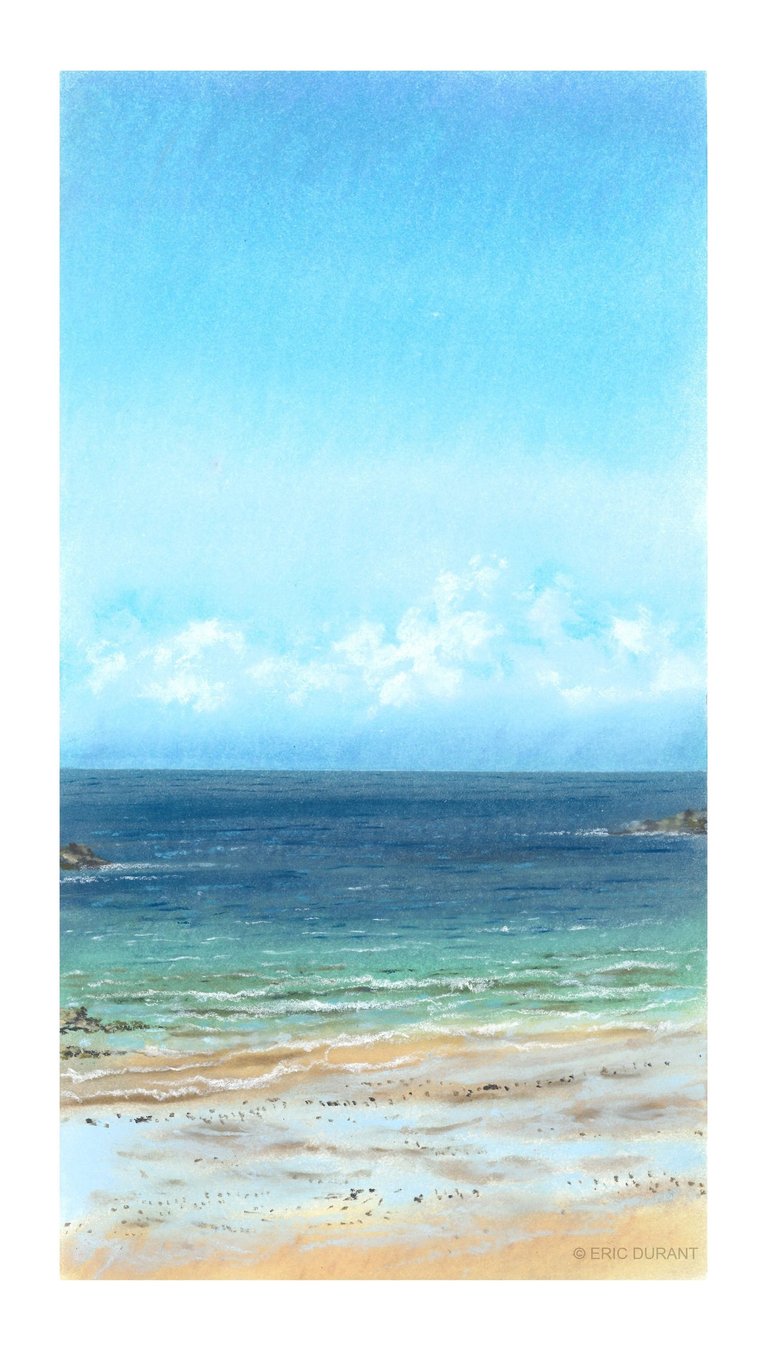 Pastel sec sur papier 20 × 37 cm - © Eric Durant