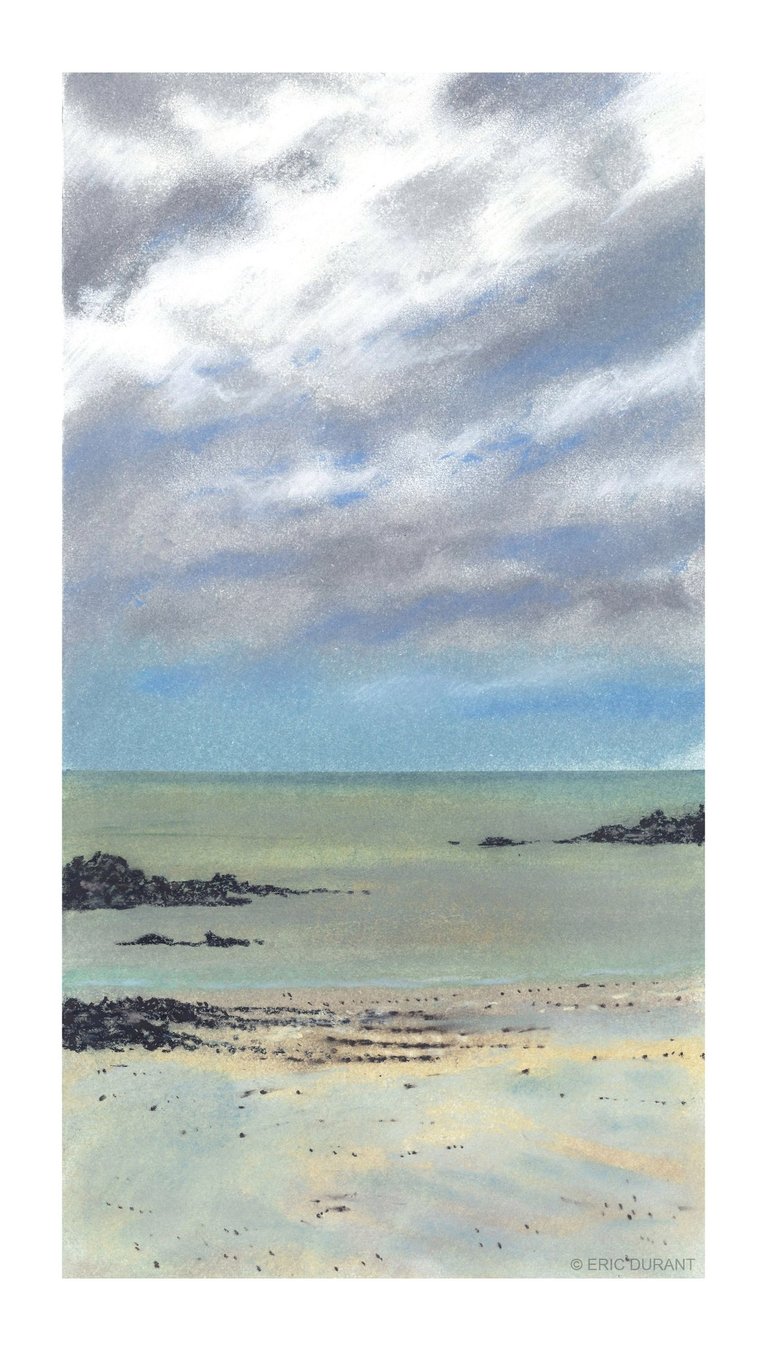 Pastel sec sur papier 20 × 37 cm - © Eric Durant