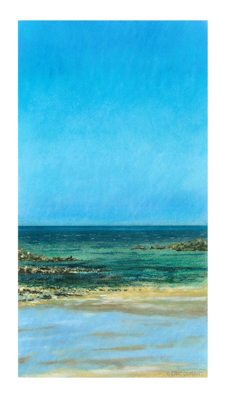 Pastel sec sur papier 20 × 37 cm - © Eric Durant