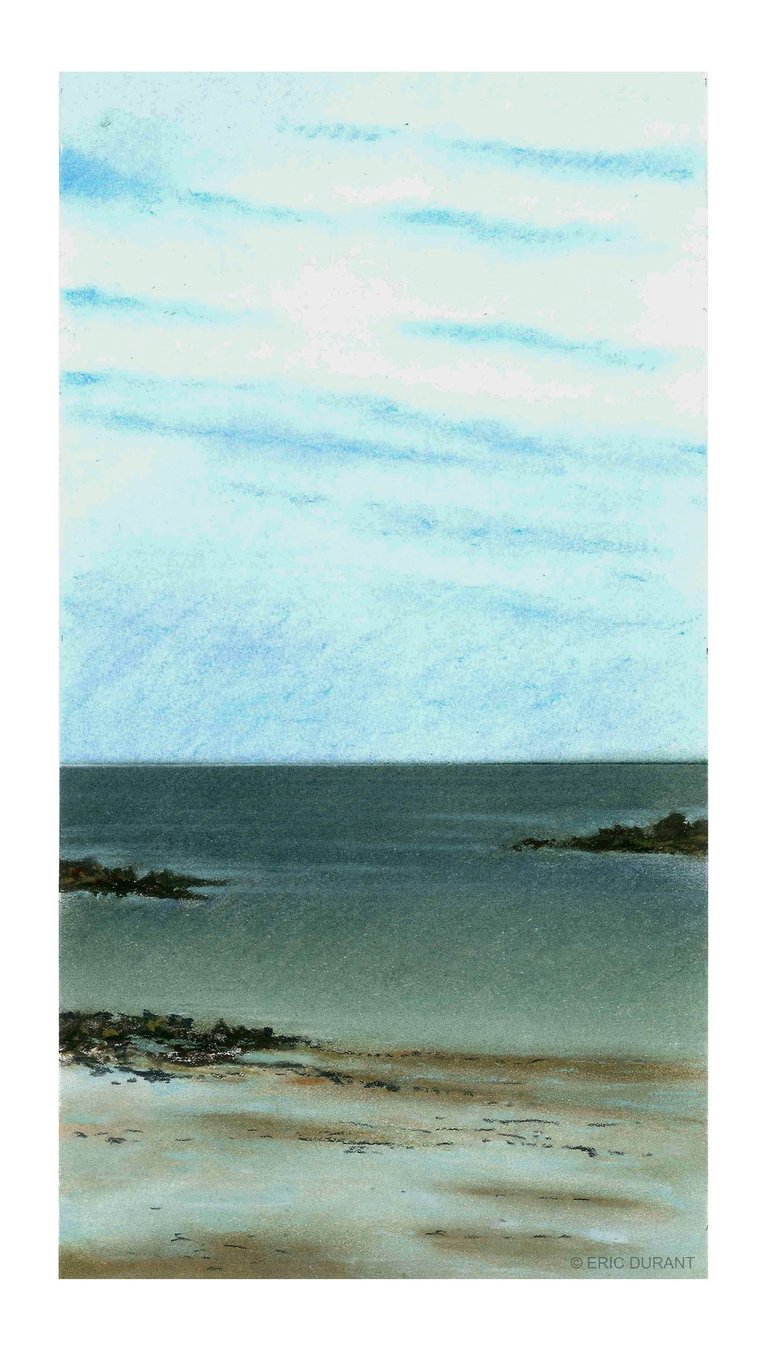 Pastel sec sur papier 20 × 37 cm - © Eric Durant