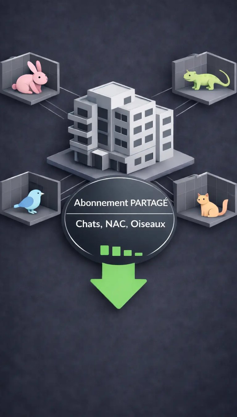 abonnement partagé entre voisins propriétaires d'animaux domestiques