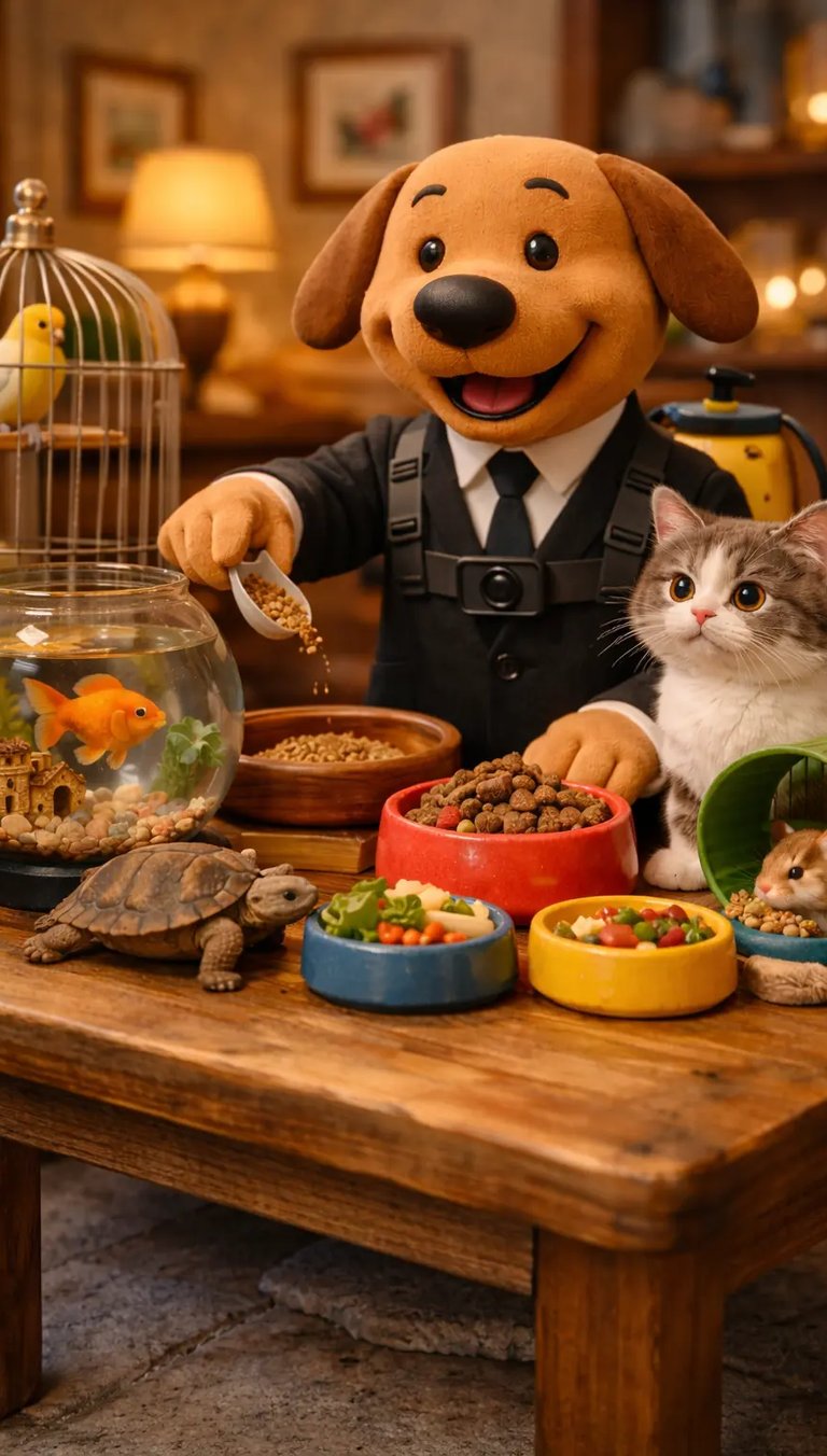 Service de nourrissage animalier à domicile