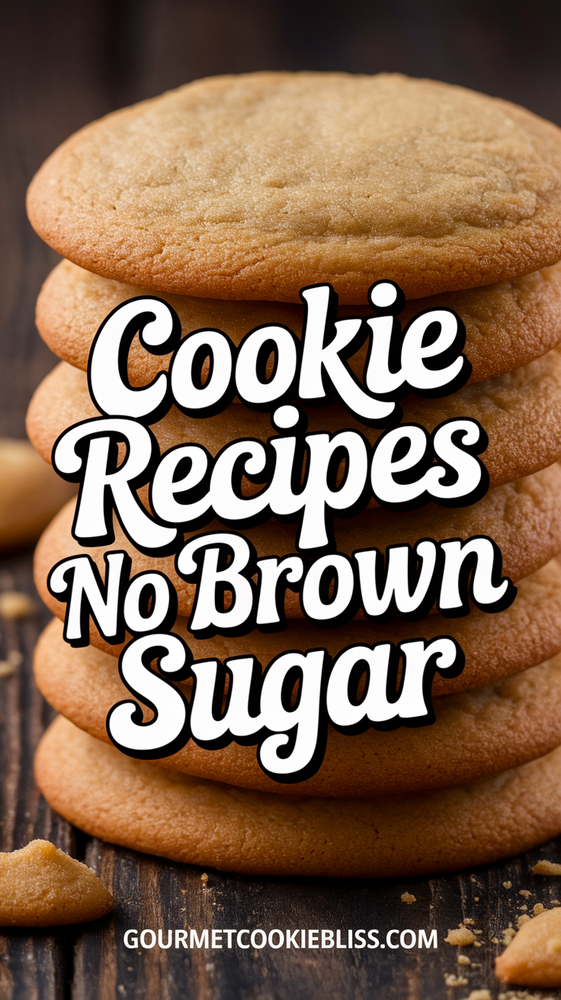 Easy cookie recipes for when you don't have brown sugar. Simple cookie recipes that taste great.