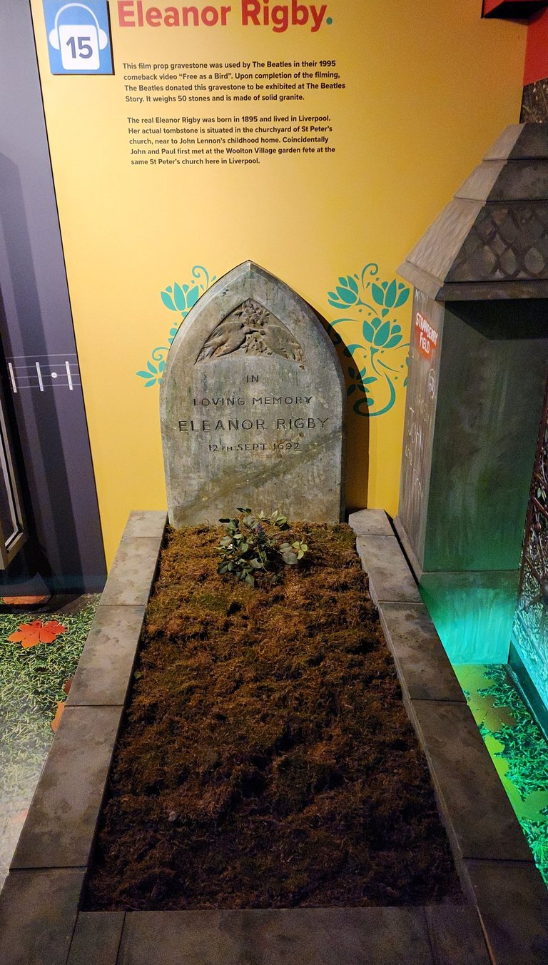 R.I.P. Eleanor Rigby in Liverpool, England