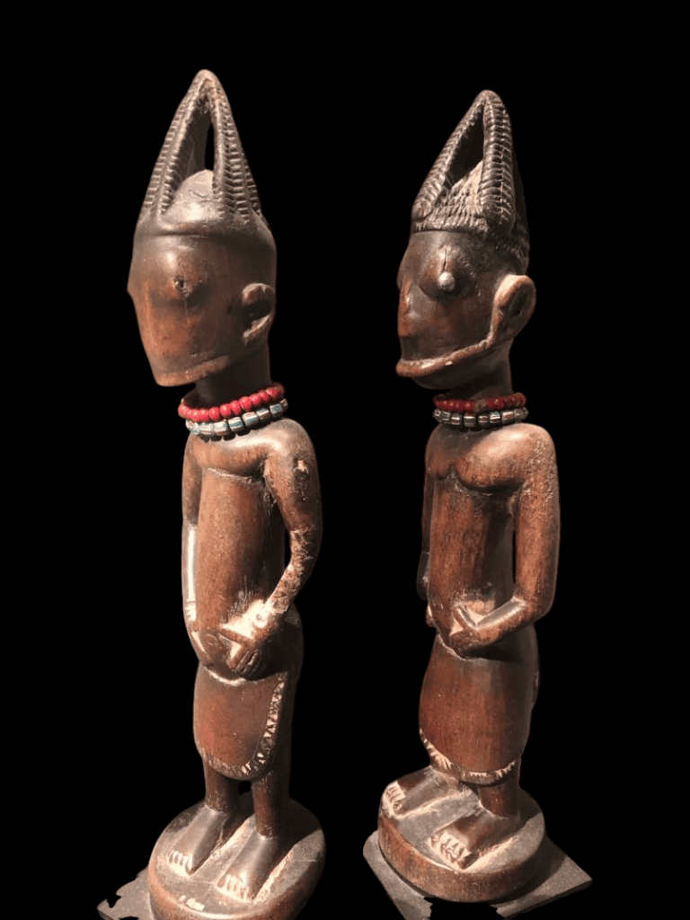 ibeji oke iho yoruba twin figure ibedji nigeria apron