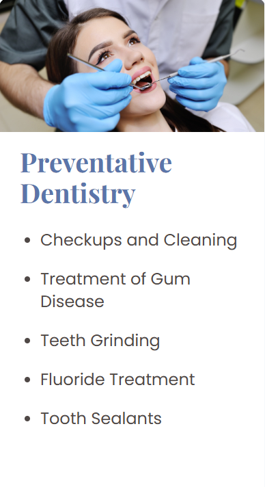 a women getting her teeth examined