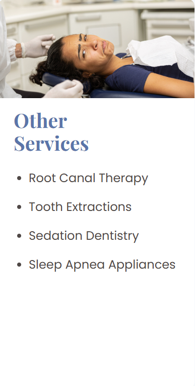 a women laying down in the dental chair