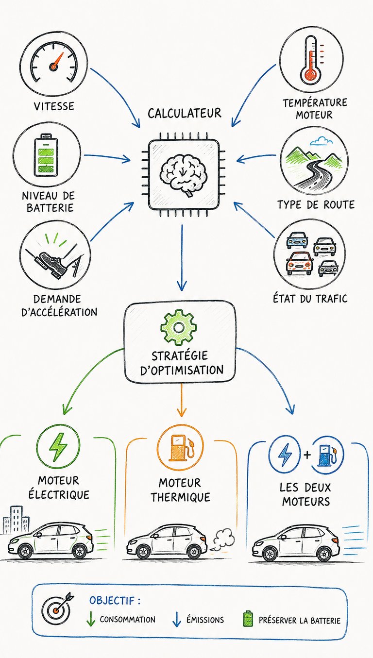 décision chois moteur voiture hybride