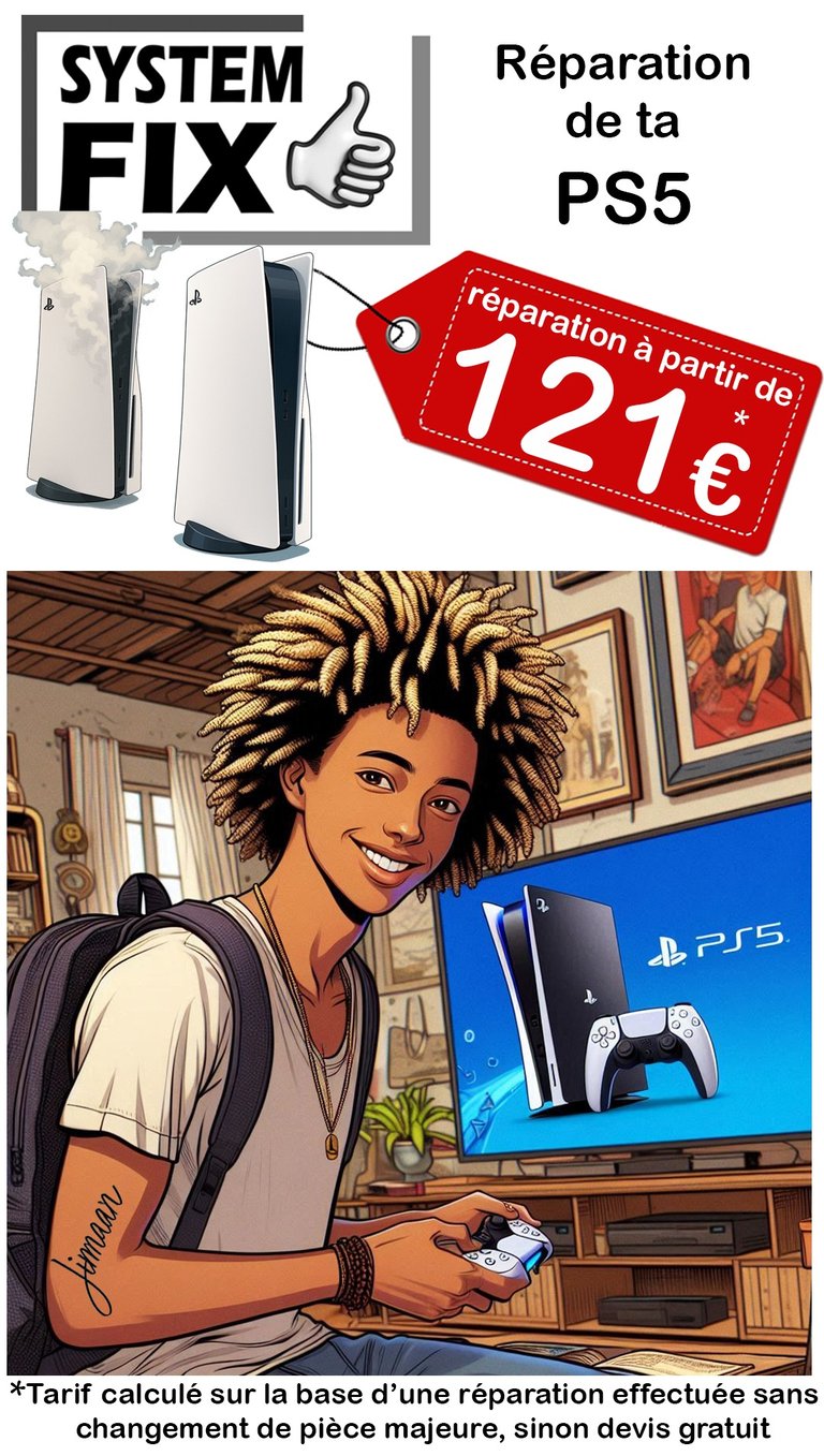 réparation PS5 en Guadeloupe