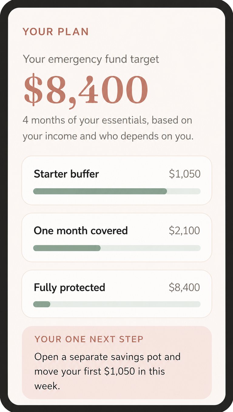 how to calculate emergency fund example