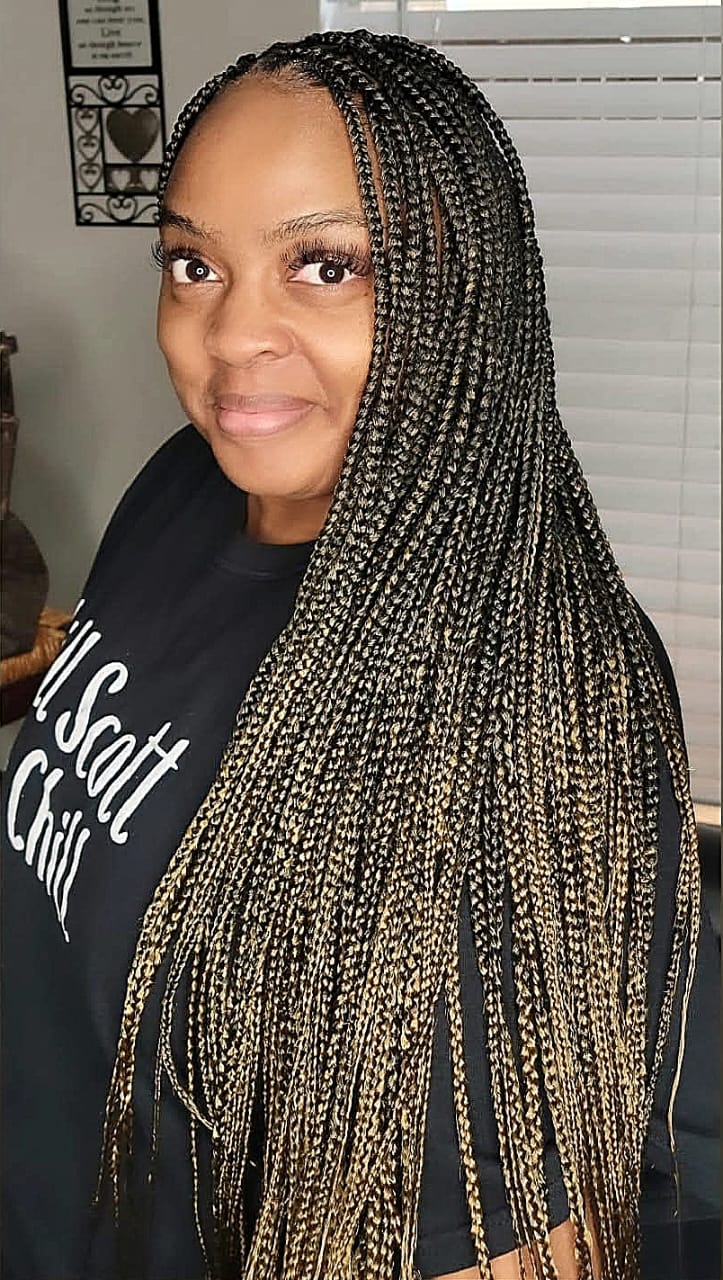 box braids by Kiki Houston Braids 