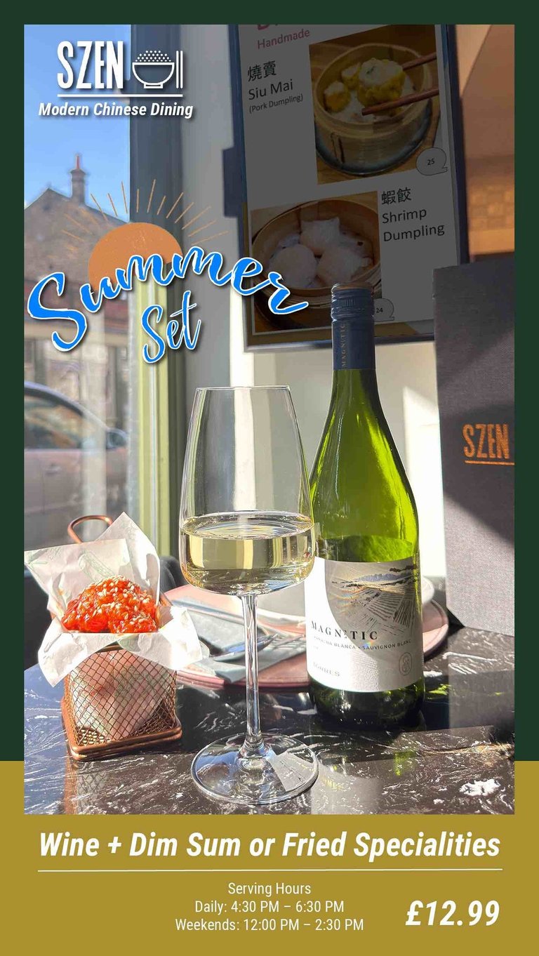 Wine Dim Sum Summer offer