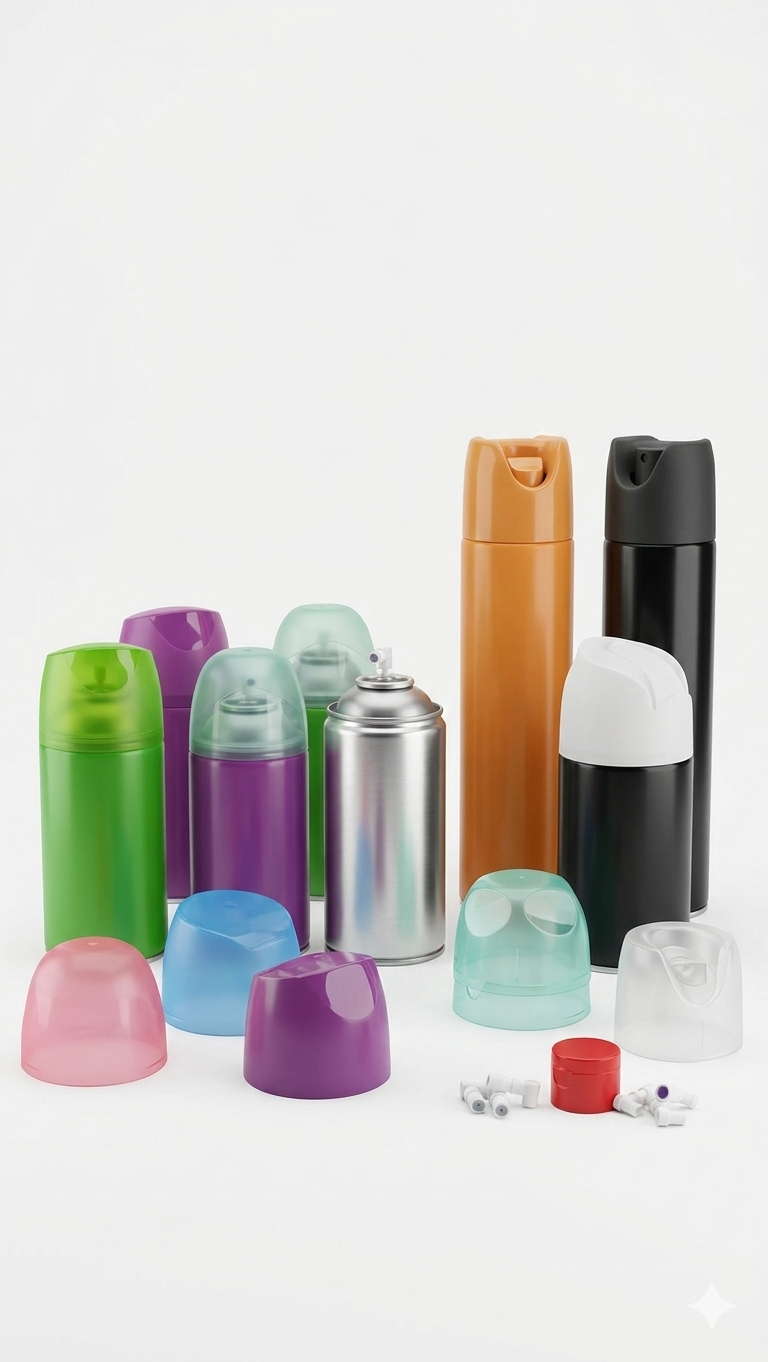 Plastic aerosol caps spray caps aktuators