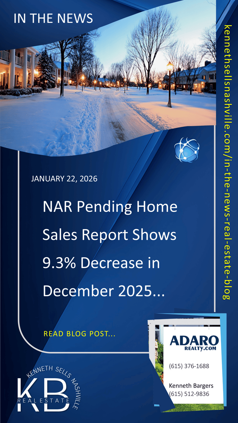 Housing Market Update as of January 22, 2026