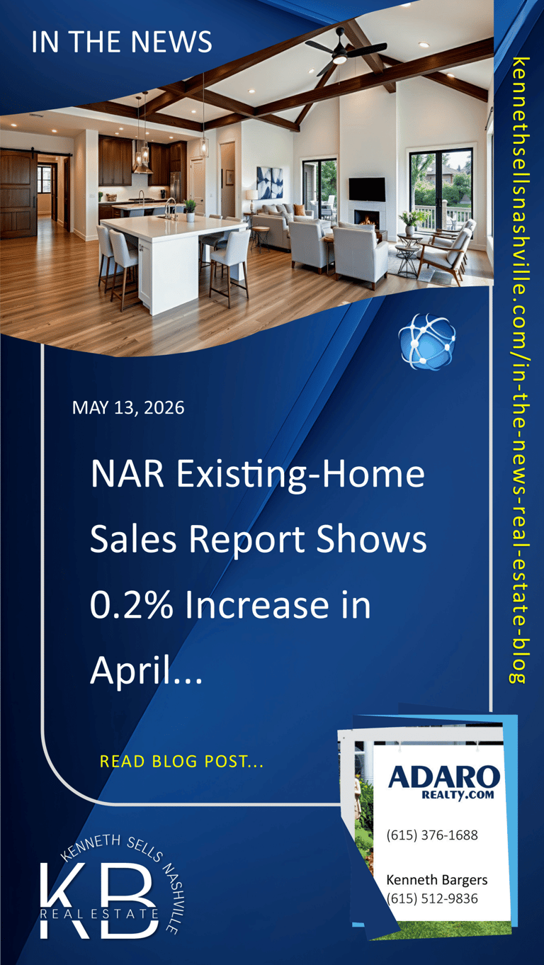 NAR Existing-Home Sales Report Shows 0.2% Increase in April