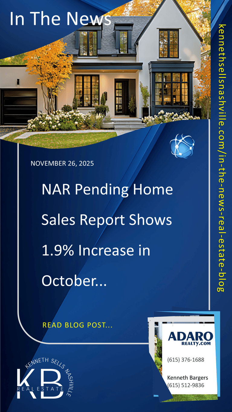 Housing Market Update as of November 26, 2025