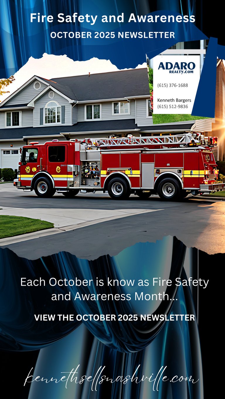 October 2025 Newsletter Fire Safety and Awareness Month