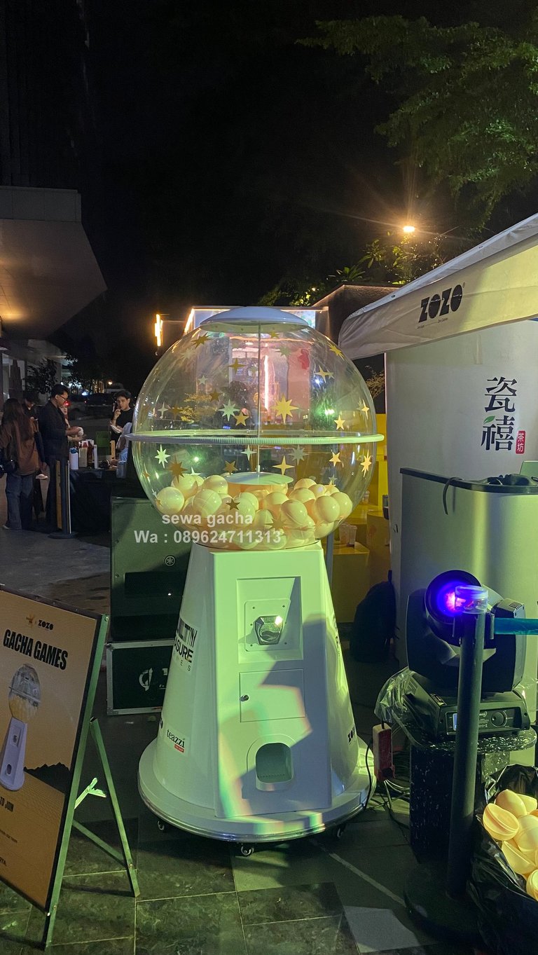sewa mesin gacha gachapon jumbo jakarta