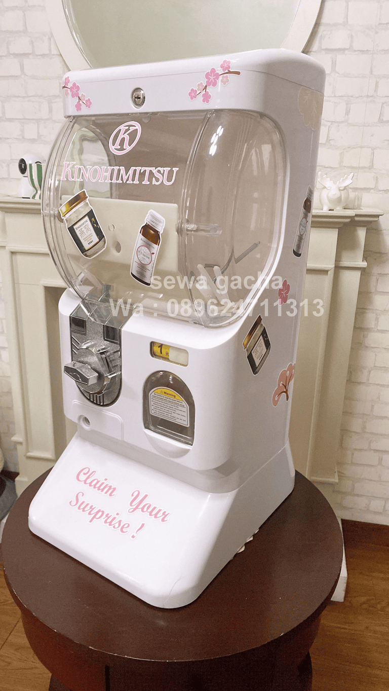 rental sewa mesin gacha gachapon