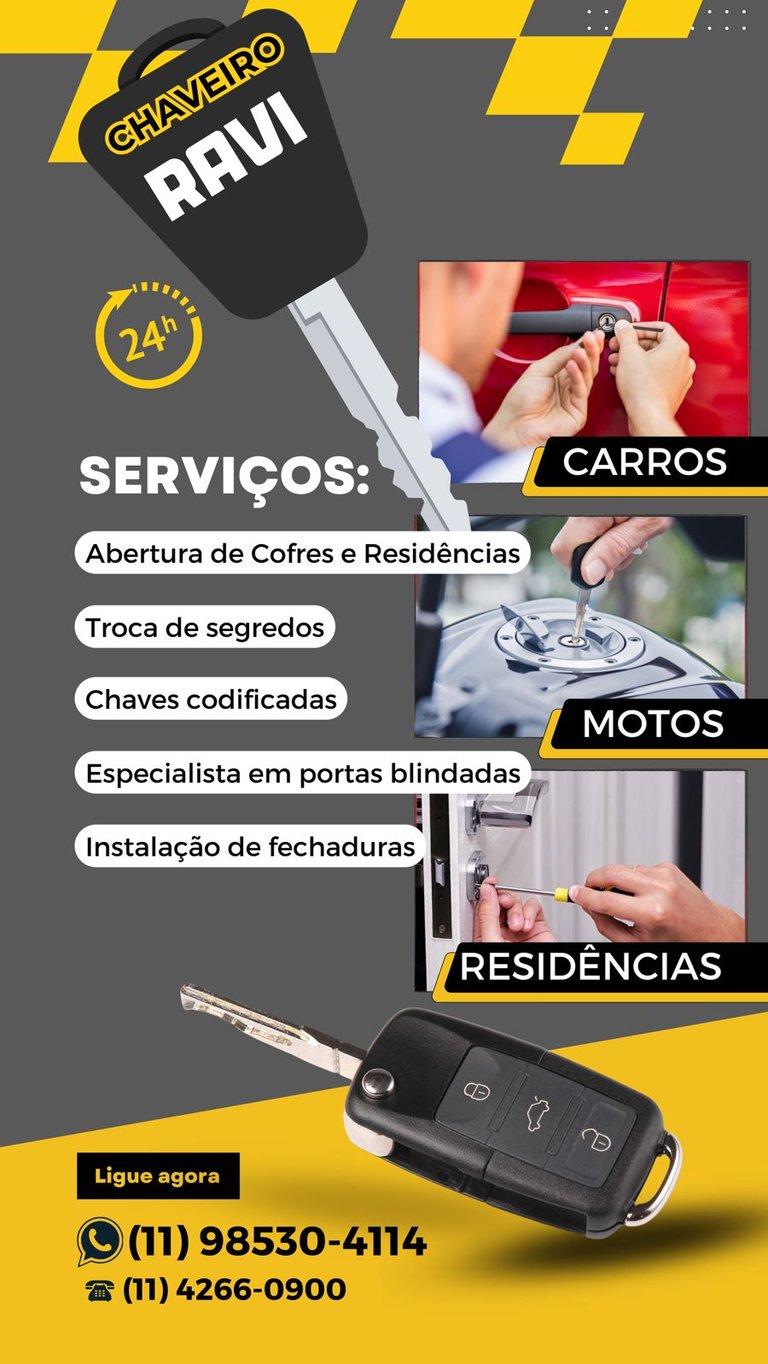 chaveiro de portas blindadas e cofres