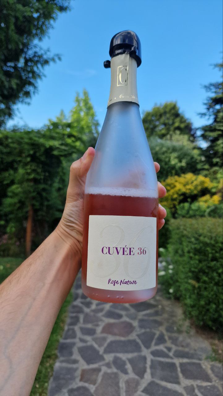 Metodo classico 36 mesi rosè Casa Caterina Franciacorta per carta vini