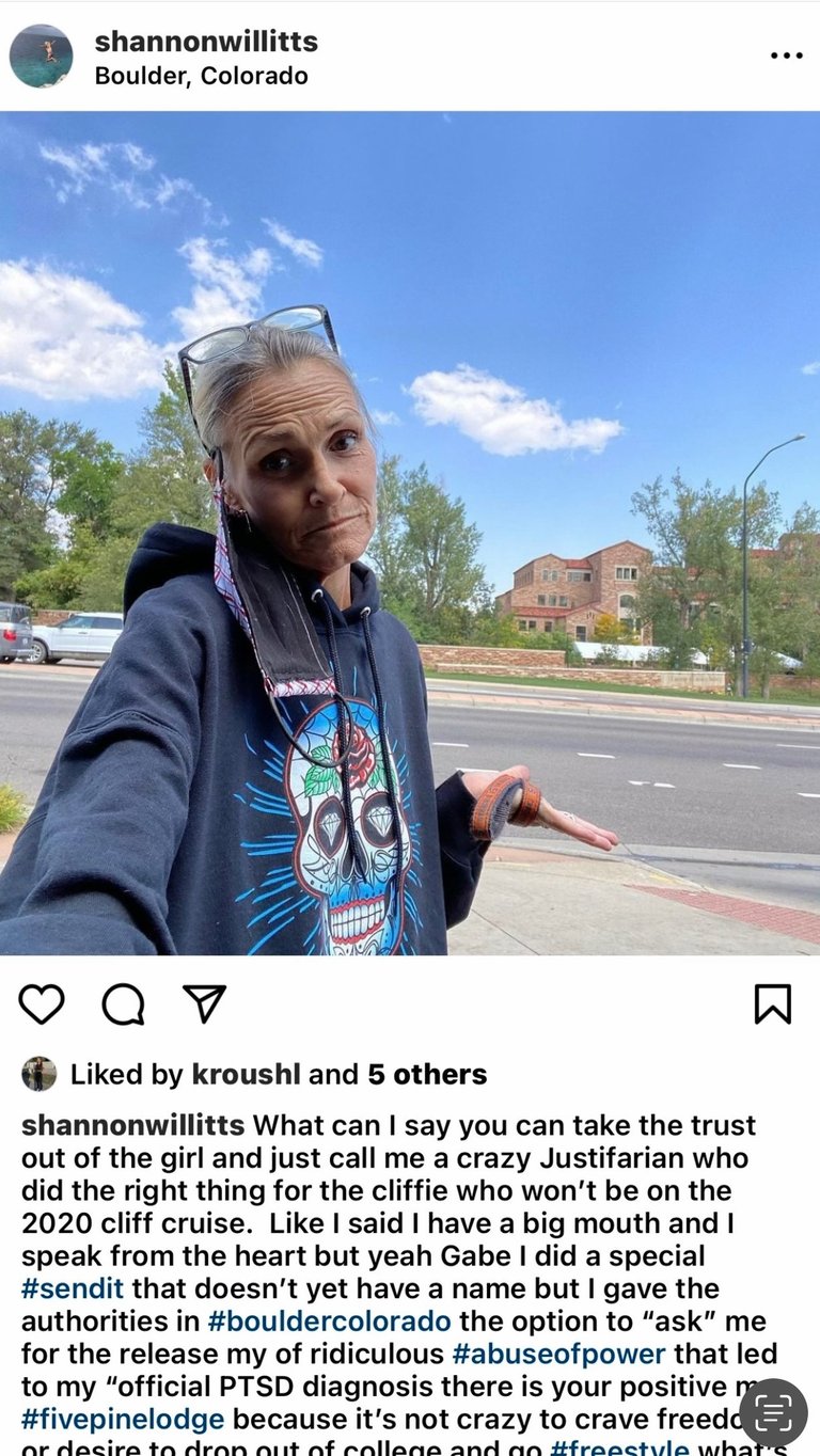 Shannon Falk Boulder Colorado 2020