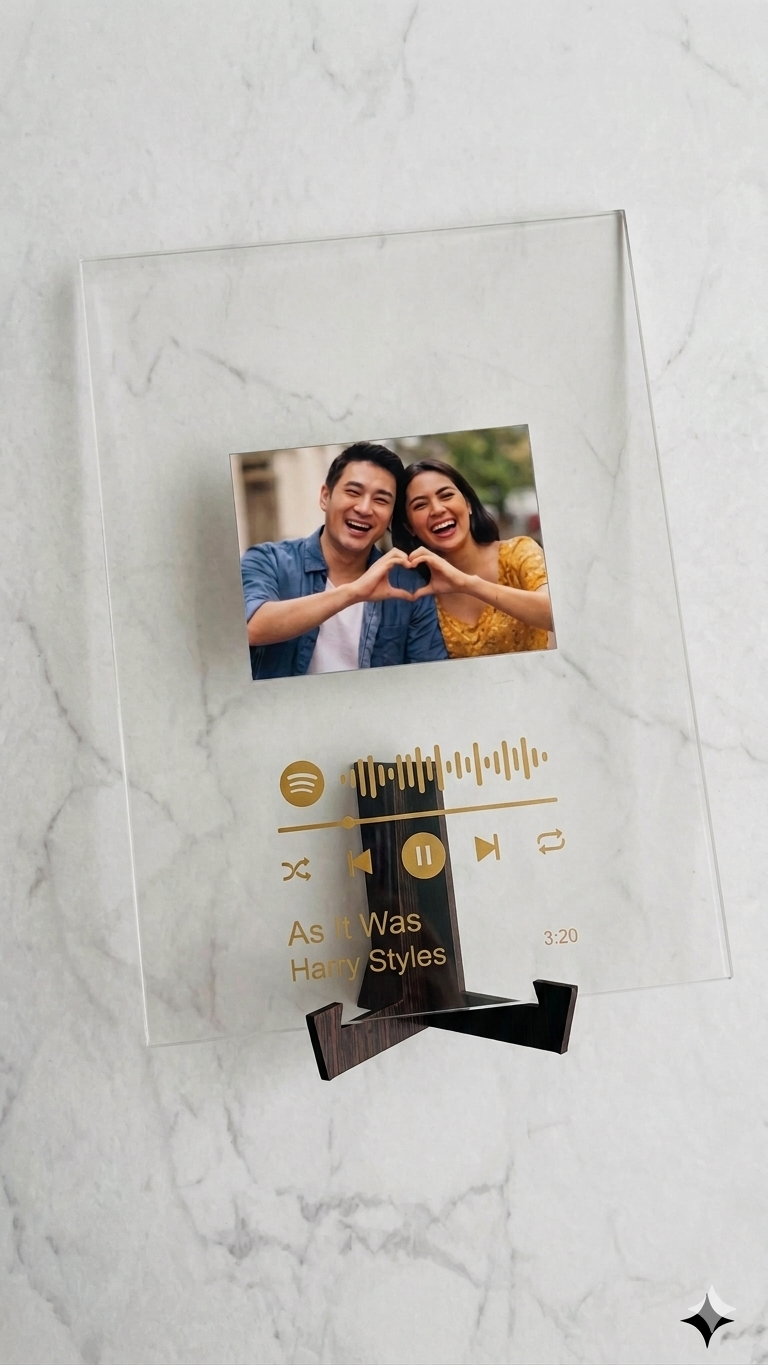 customized spotify plaque