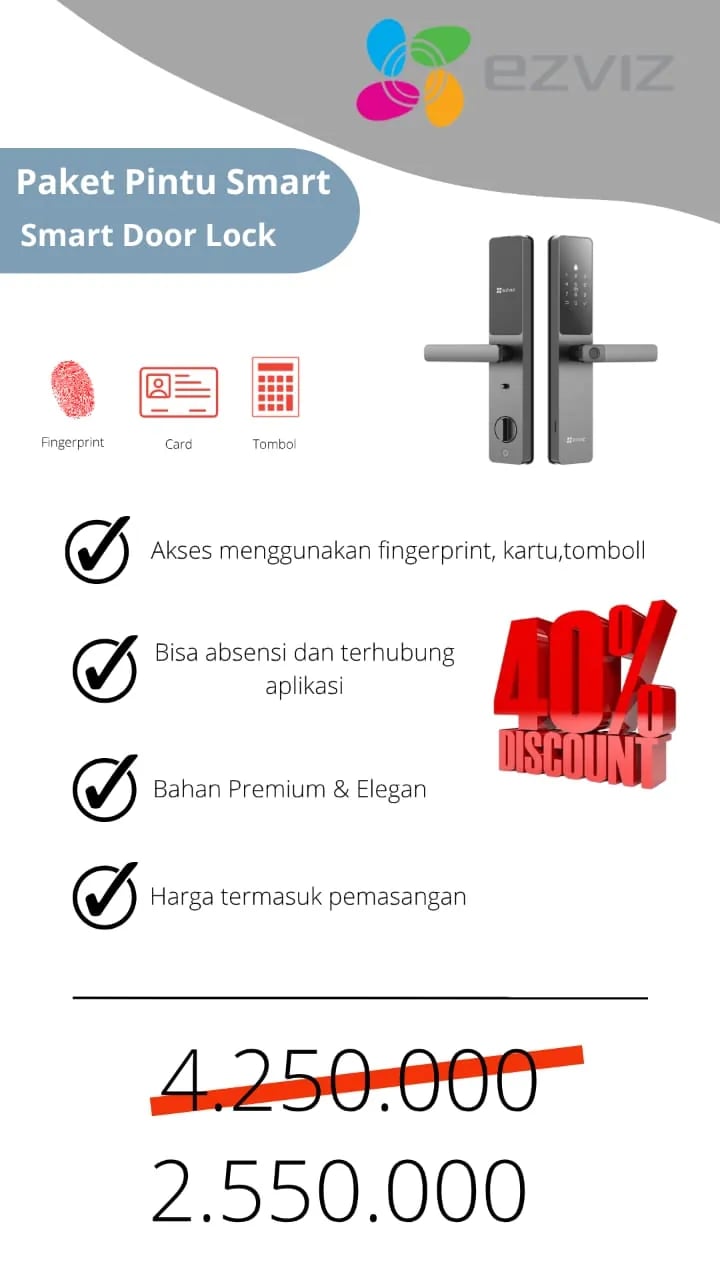 pasang smart doorlock bekasi