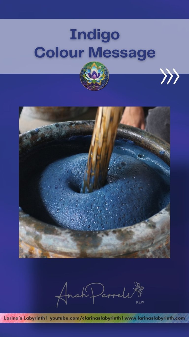 Colour Messenger: Power Of Indigo. Colour Healing; color healing