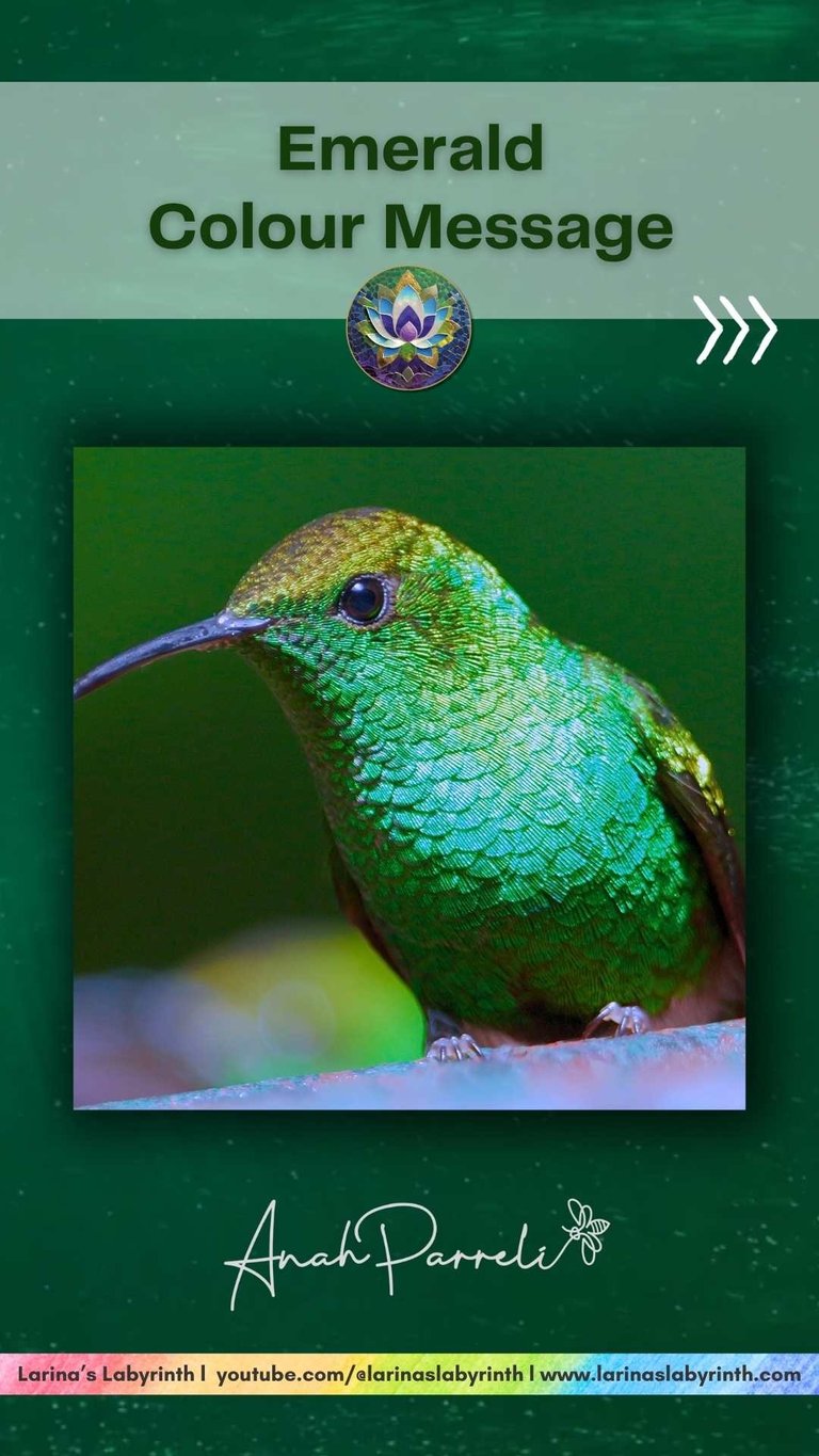 Colour Messenger: Power Of Emerald Green. Colour Healing; color healing