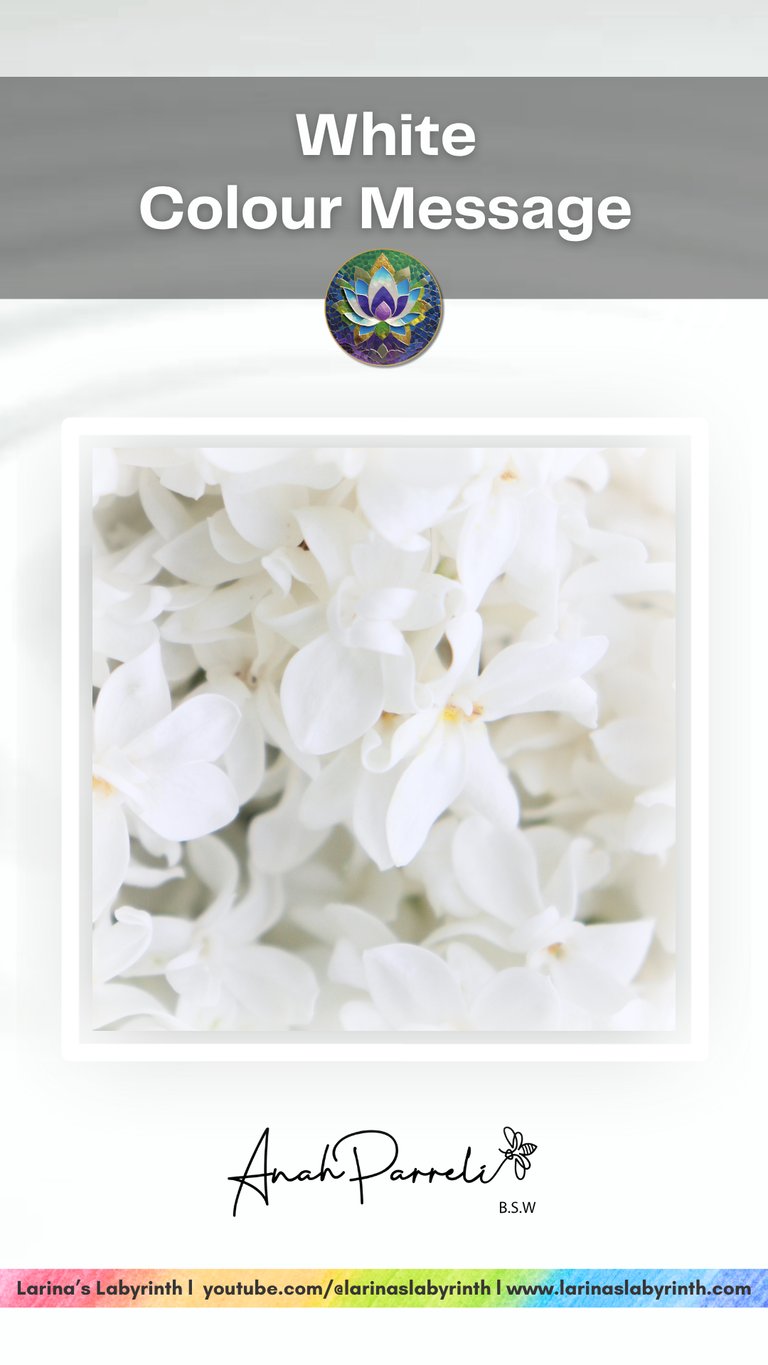 Power Of White. Colour Healing; color healing, colour messages,