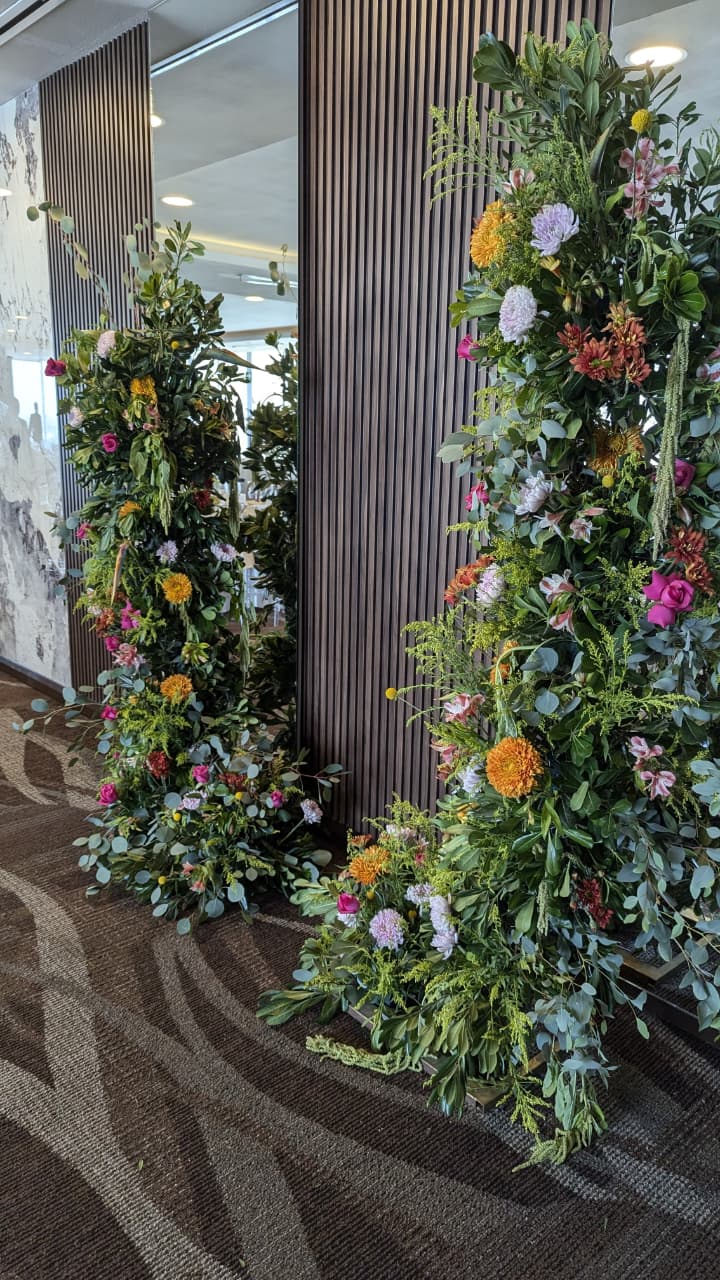 Decoración back de fotos diseño floral Amor de Flores