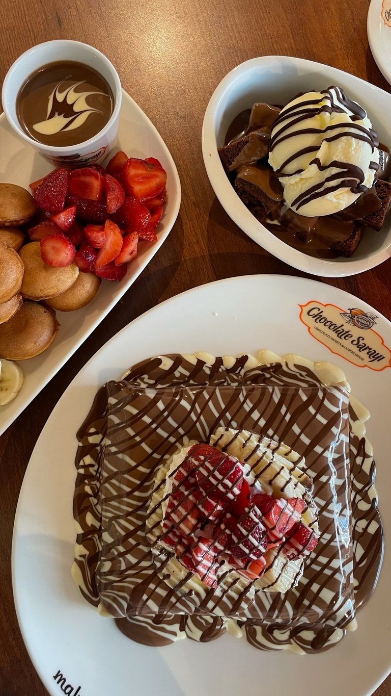 dessertl du restaurant chocolate sarayi à dakar