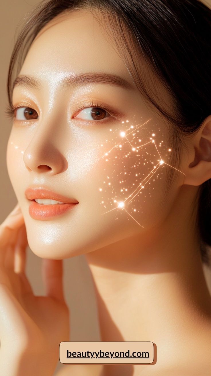 Rostro iluminado representa el tratamiento ADN de salmón con polinucleótidos en AR Clinic.