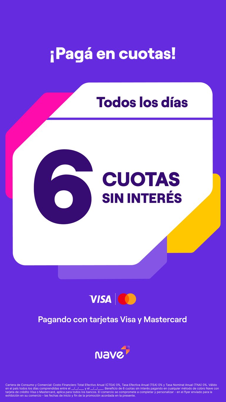 aprovecha las cuotas sin interés