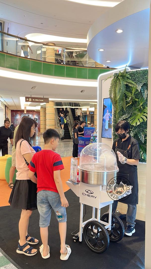 Cotton candy service in Penang , KL , Klang Valley, Ipoh , Melaka, Johor Malaysia