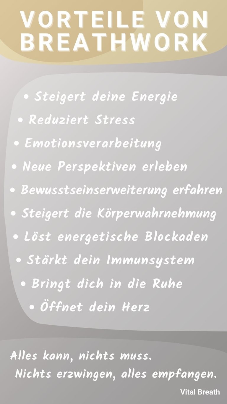 Vorteile von Breathwork. Breathwork for men. Vital Breath