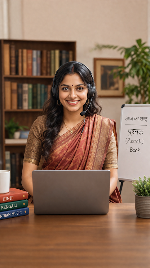 Talkingbees -online tutorial to learn Bengali ,Hindi language and Indian music