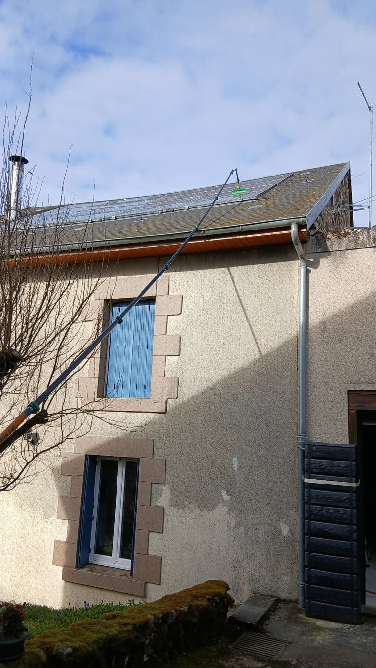 Nettoyage panneaux solaires à Fursac en CREUSE 23