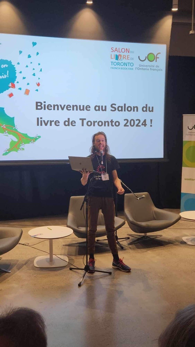 Mael au Salon du Livre de Toronto en 2024