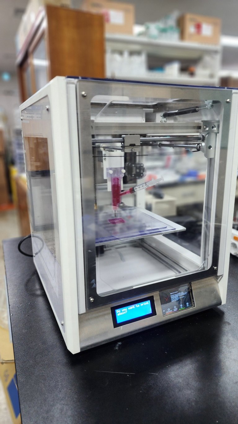 bioprinter, screw-extrusion bioprinter, bioprinting